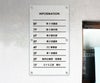 インフォメーションサイン　固定式　