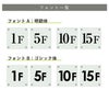看板デザイン　フォント一覧
