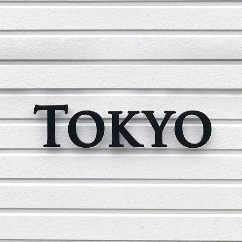 ステンレス切り文字 焼付塗装　切り文字看板 ステンレスの看板