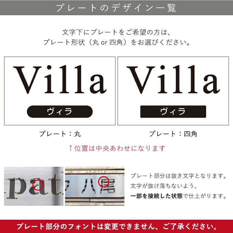 プレートのデザイン一覧