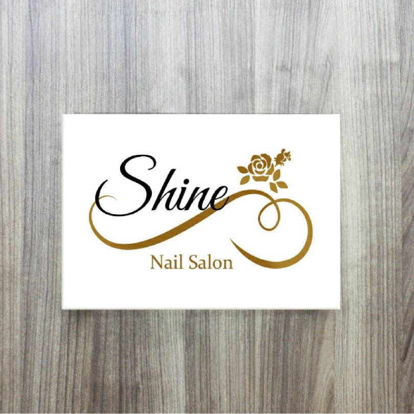 フルカラー透明アクリル銘板 両面テープ止め マグネット止め  店舗看板