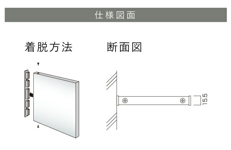看板取り付け方法　施工方法