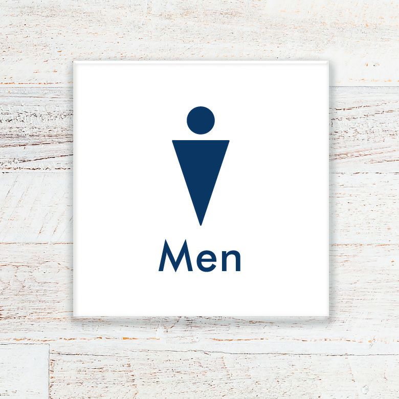 アクリル製案内サイン　室名プレート　　テープ　マグネット止め