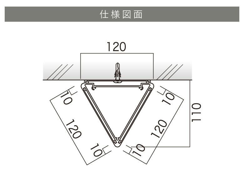 看板仕様図面　看板図面　仕様図面