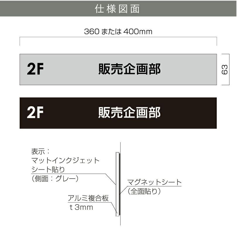 アルミ複合板　プレート　マグネット