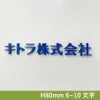 カルプ切り文字　簡単設置　会社銘板　事務所看板
