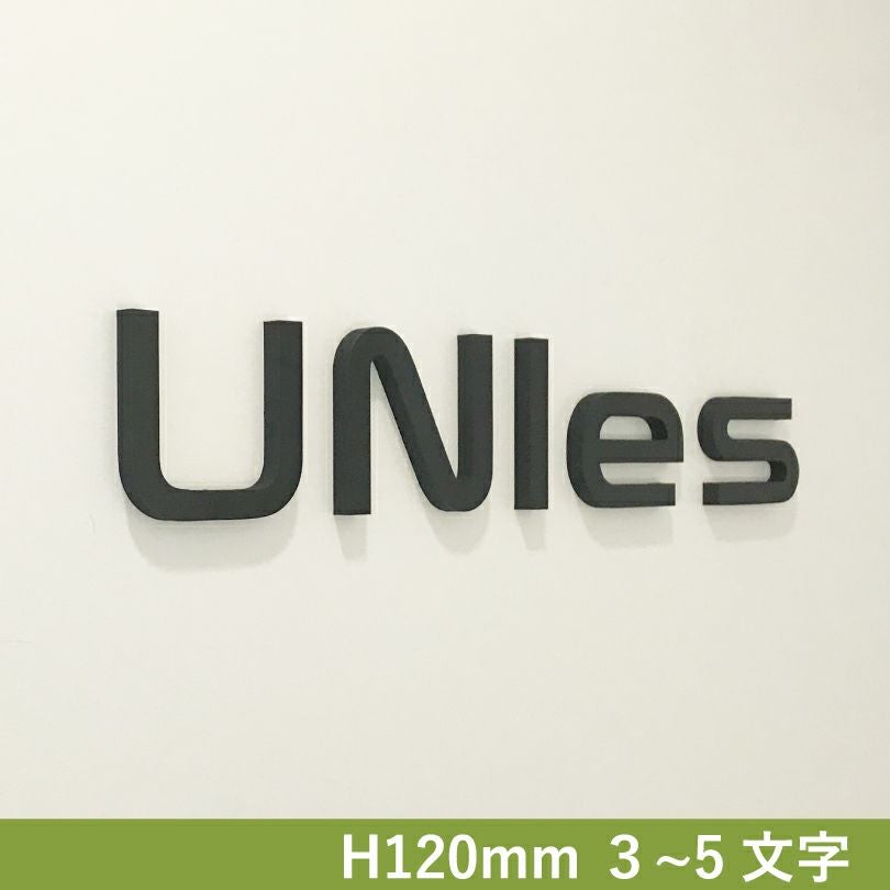 カルプ切り文字　簡単設置　会社の看板
