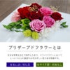 プリザーブドフラワーの説明