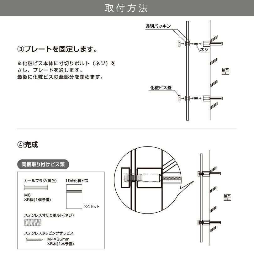看板の設置方法