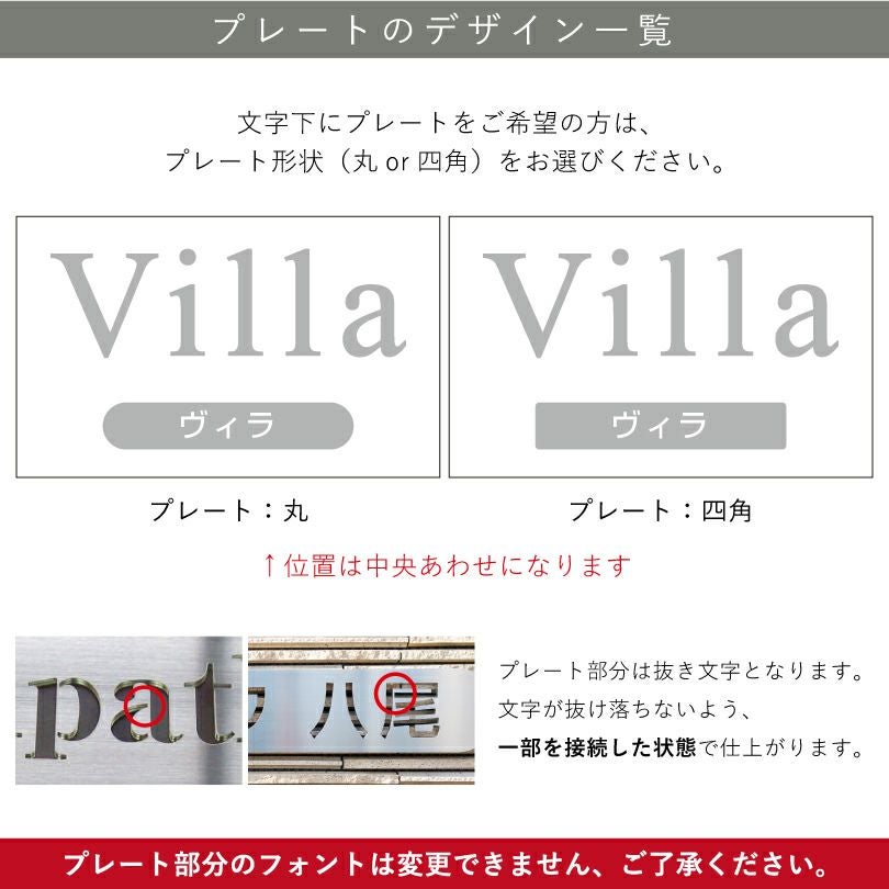 プレートのデザイン一覧