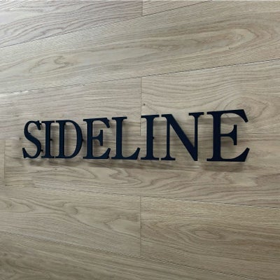 ステンレス切り文字 黒の文字看板　会社銘板 事務所看板　アイアン調看板