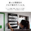 違った雰囲気のフロアサイン